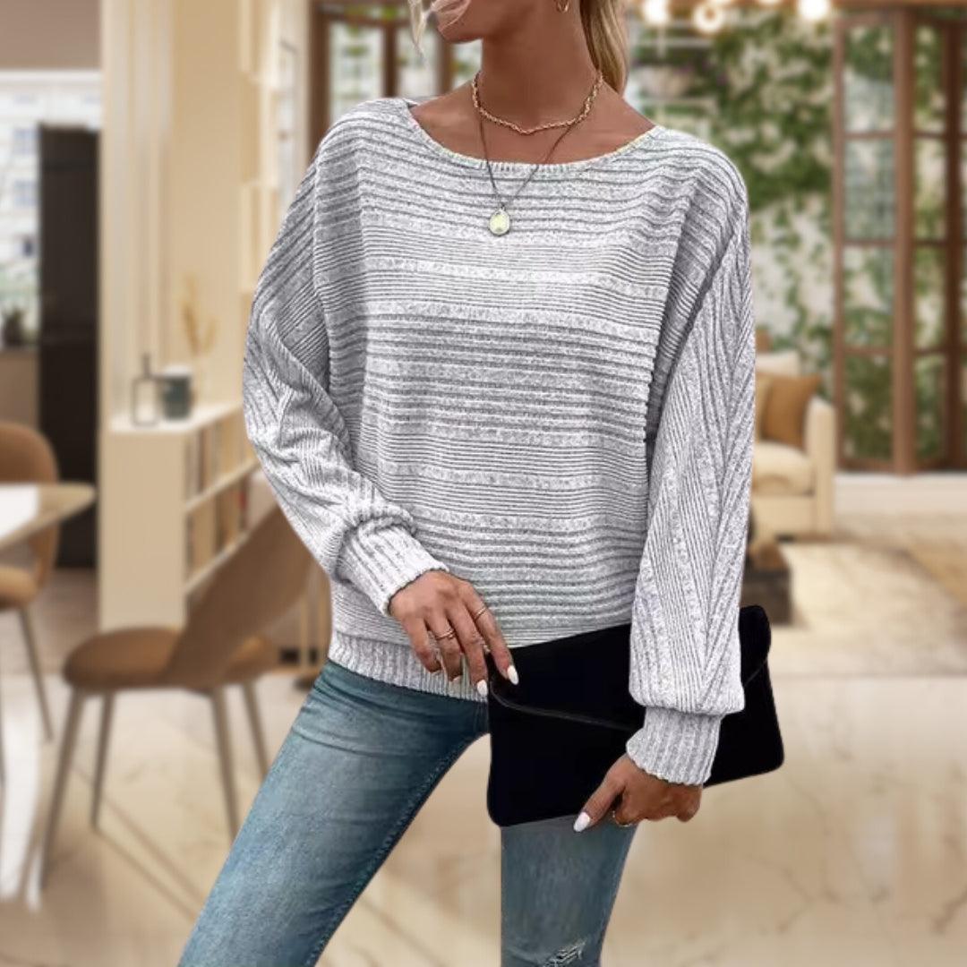 Maureen™ | Casual Chic Textured Pullover