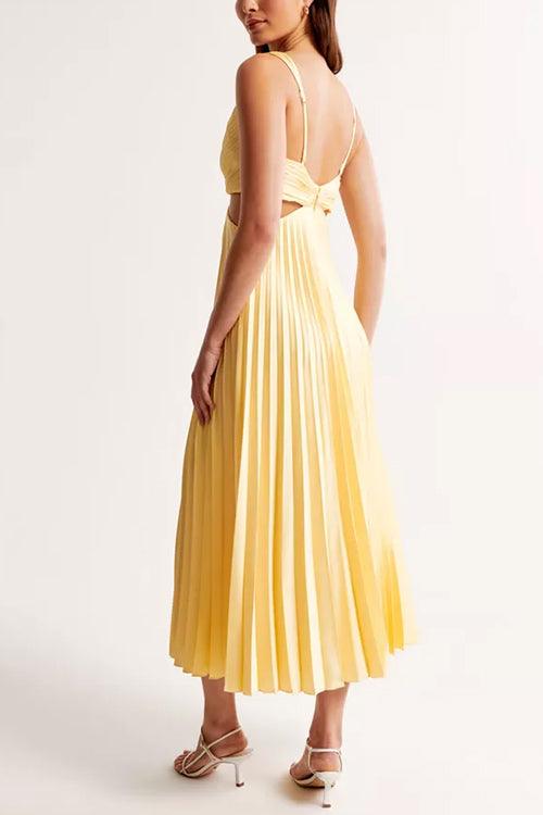 Gabrielle | Pleated Maxi Dress