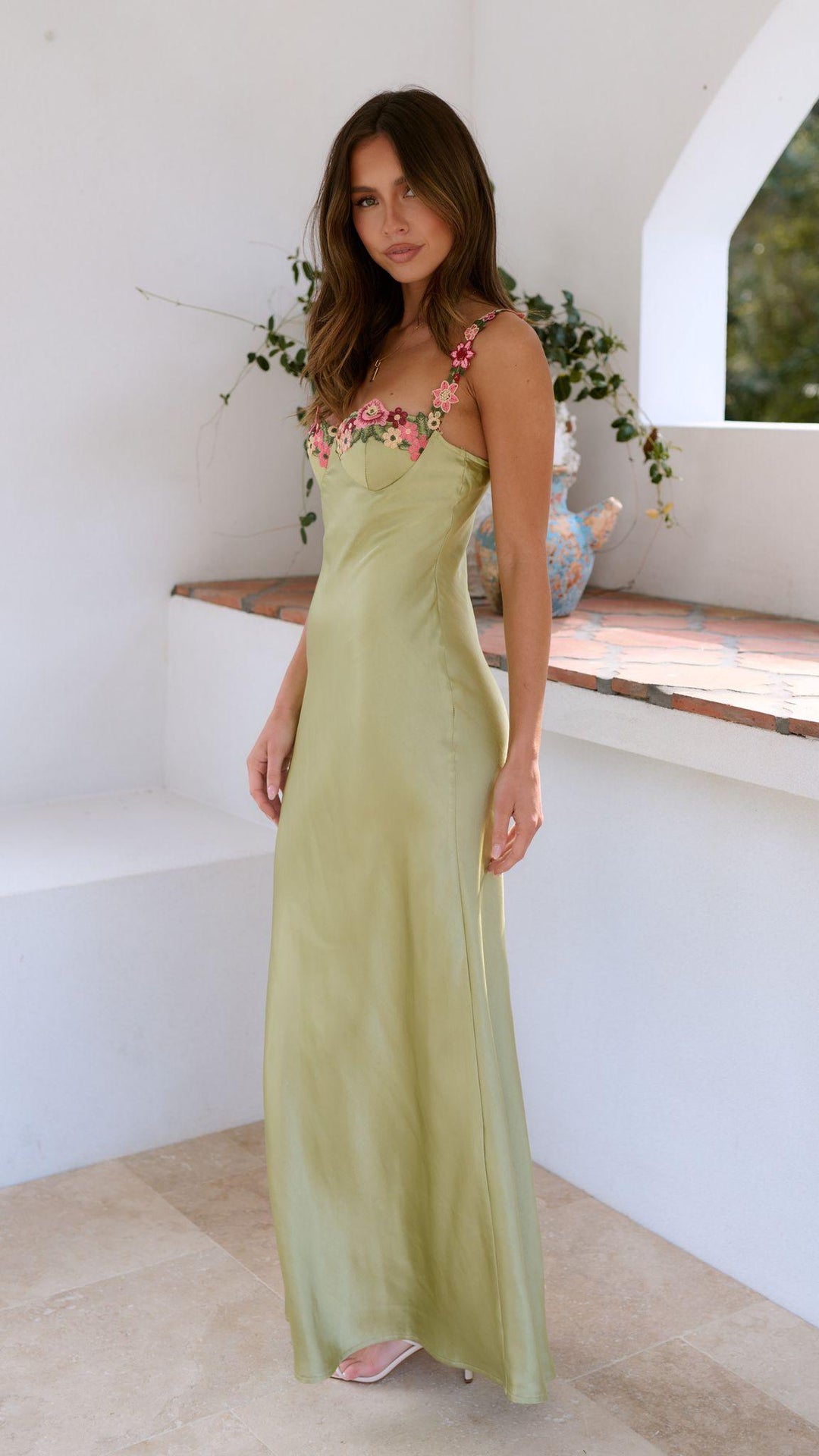 Chelsey | Maxi Dress with Floral Detail