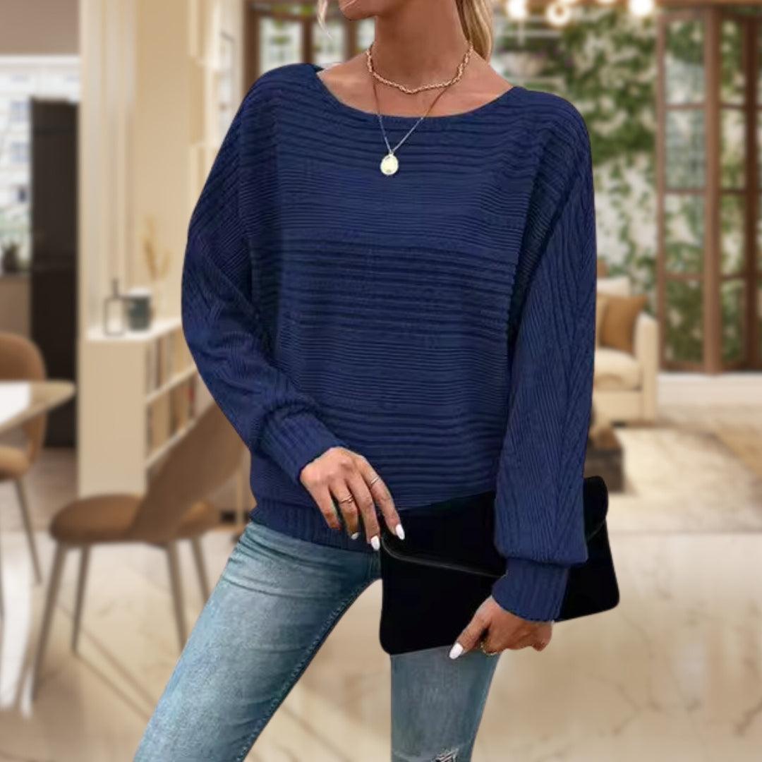 Maureen™ | Casual Chic Textured Pullover