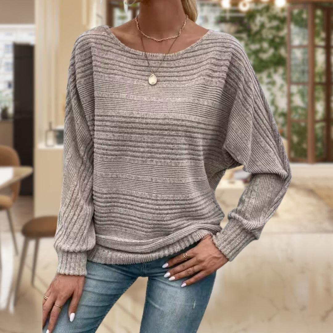 Maureen™ | Casual Chic Textured Pullover