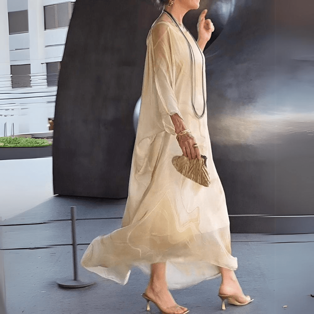 Julia - Elegant Silk Chiffon Dress