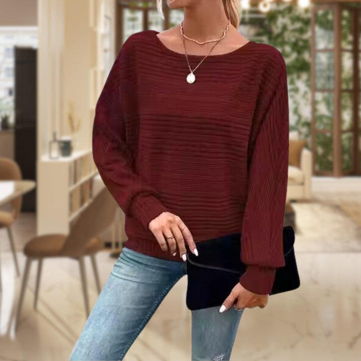 Maureen™ | Casual Chic Textured Pullover