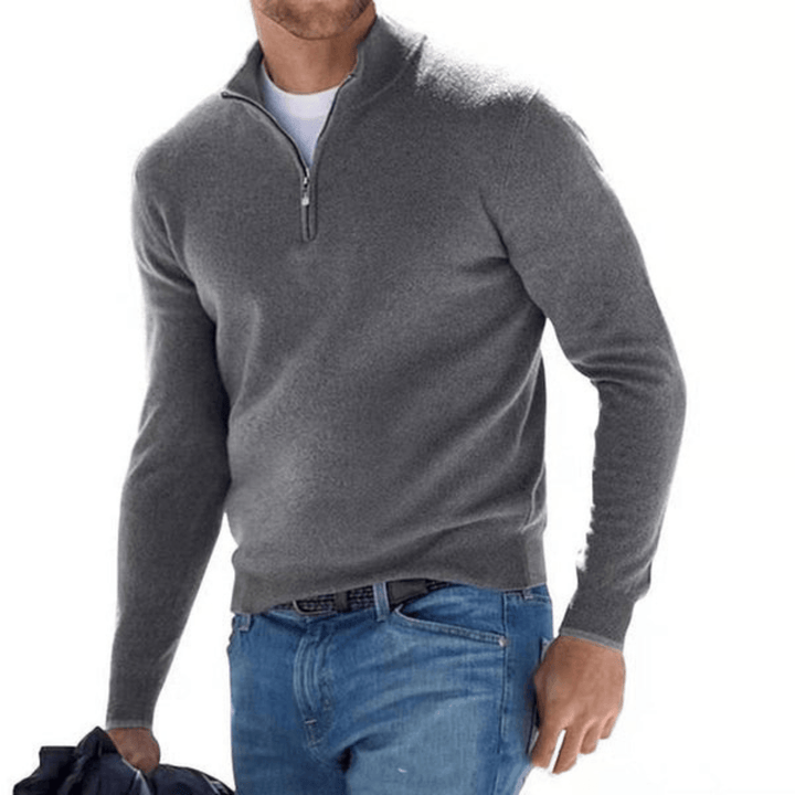 Mason - Comfortable zip-up sweater