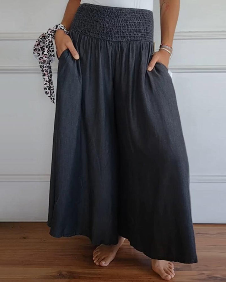 Chloe | Wide-Leg Pants with Elastic Waistband