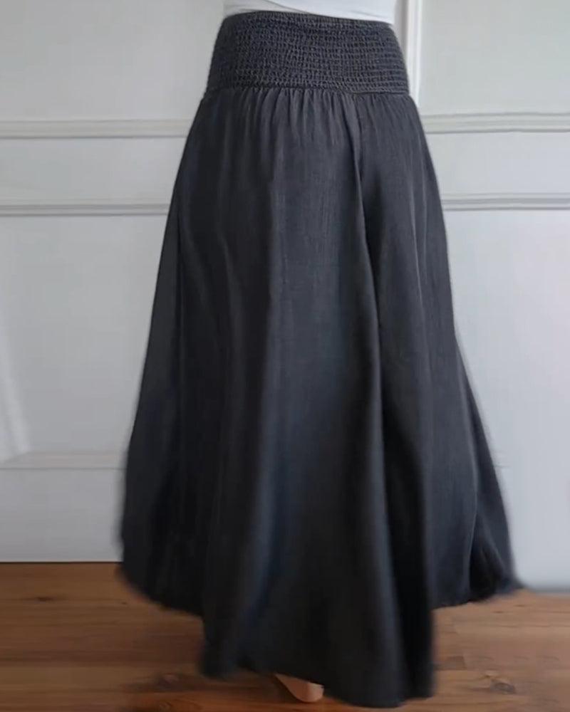 Chloe | Wide-Leg Pants with Elastic Waistband