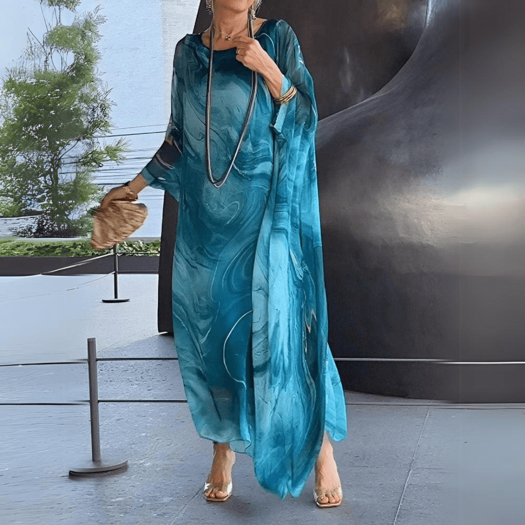 Julia - Elegant Silk Chiffon Dress