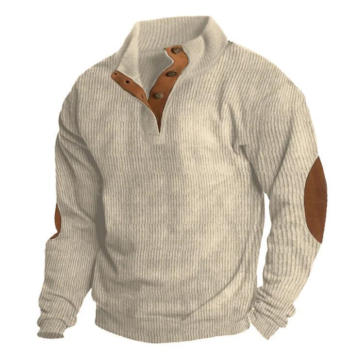 Isaac | Comfortable sweatshirt with stand-up collar