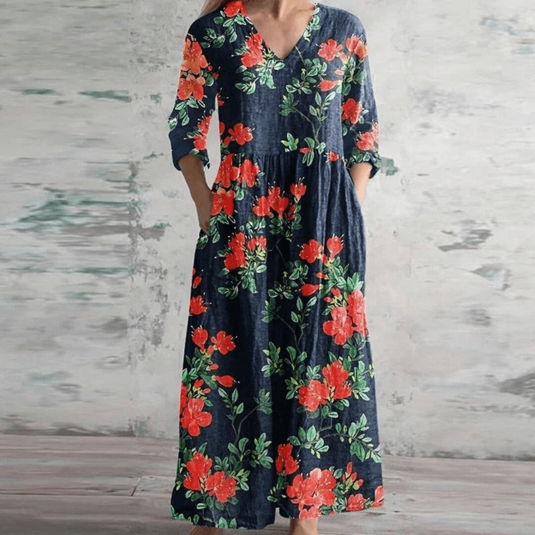 Deana | Retro Maxi Dress