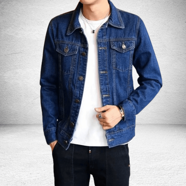 NorthPeak™ | Men's Classic Denim Trucker Jacket