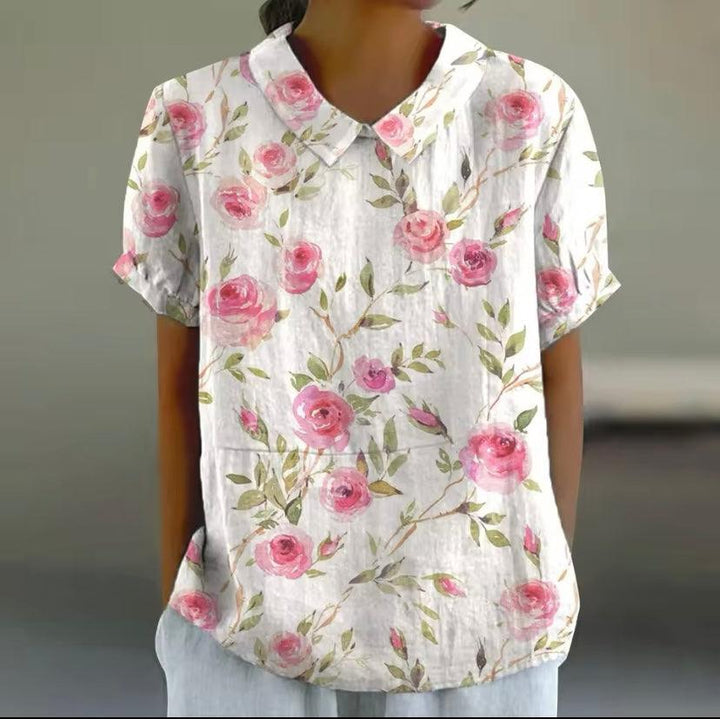 Kiri - Floral Elegant Blouse