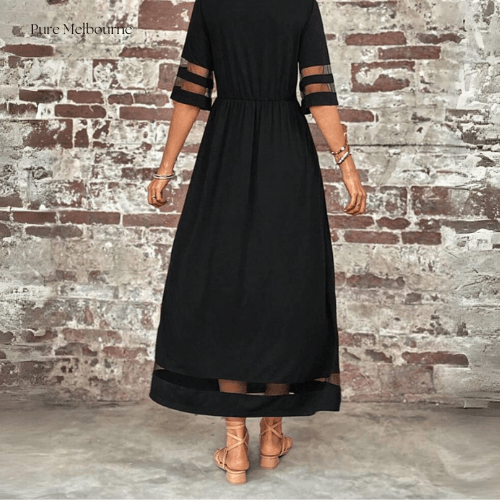 Clara™ | Elegant Round Neck Dress