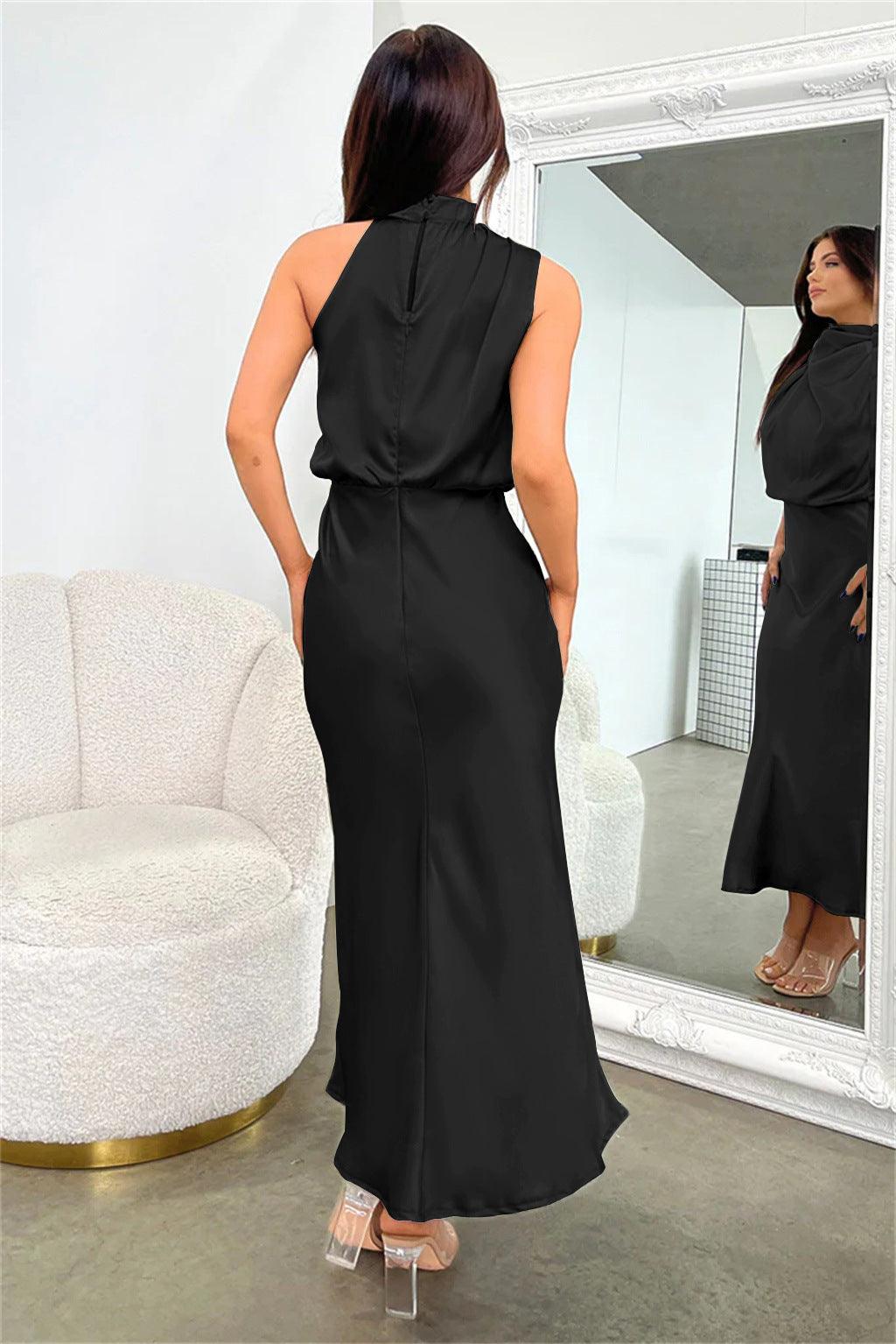 Valeria™ | Long Satin Dress