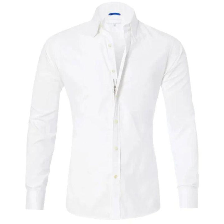 Fabian™  Wrinkle-free zip-up shirt