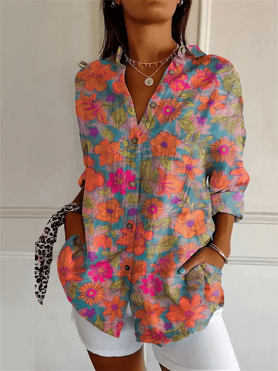 Brooke™ | Casual Floral Print Blouse