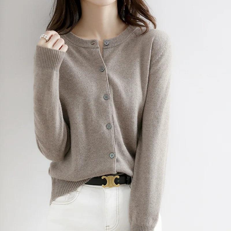 Nina™ |  Casual Solid Cardigan Sweater