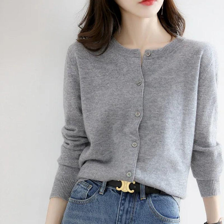 Nina™ |  Casual Solid Cardigan Sweater