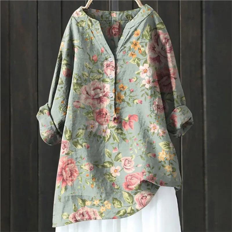 Angel | Casual Floral Blouse