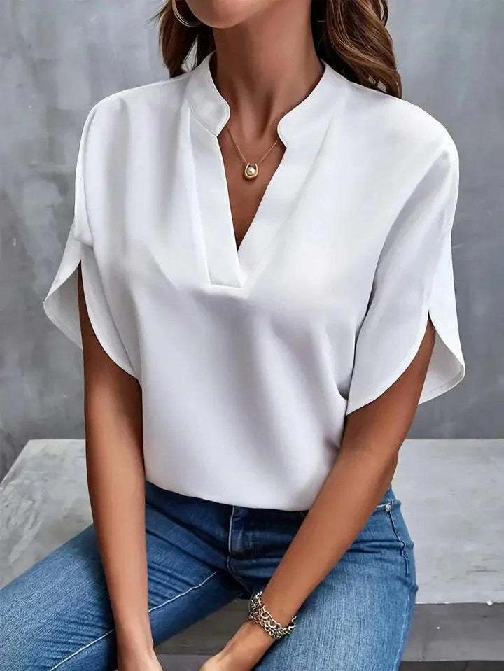 CAMILA™ - Classic V-Neck Top