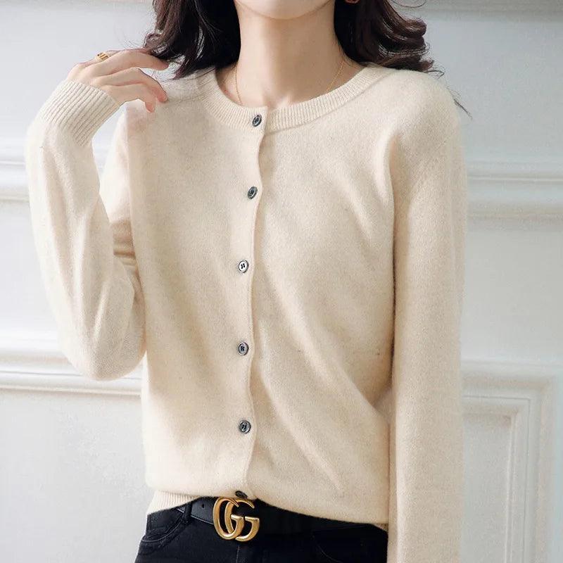 Nina™ |  Casual Solid Cardigan Sweater