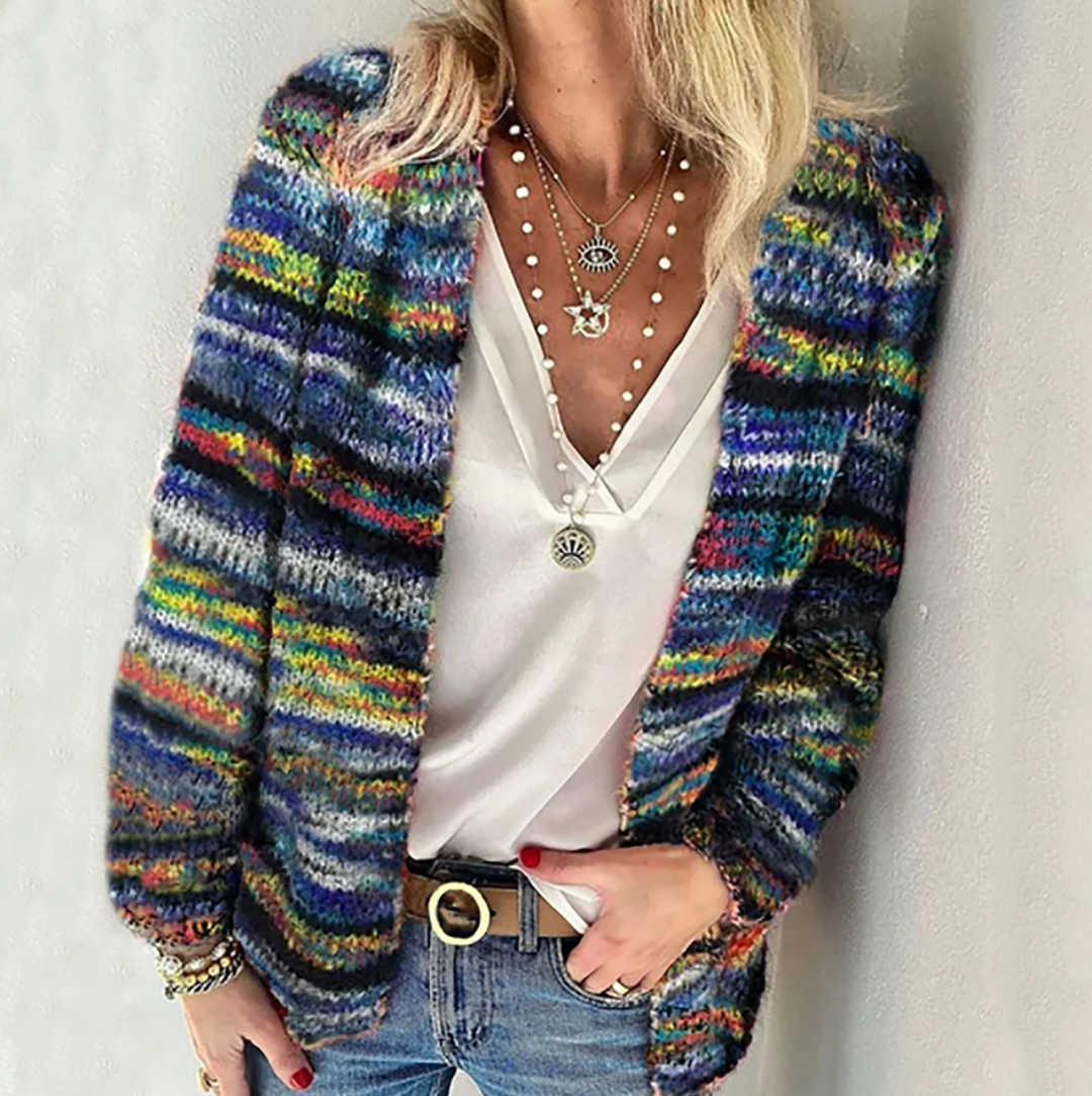 Colourplay | Chunky Striped Cardigan