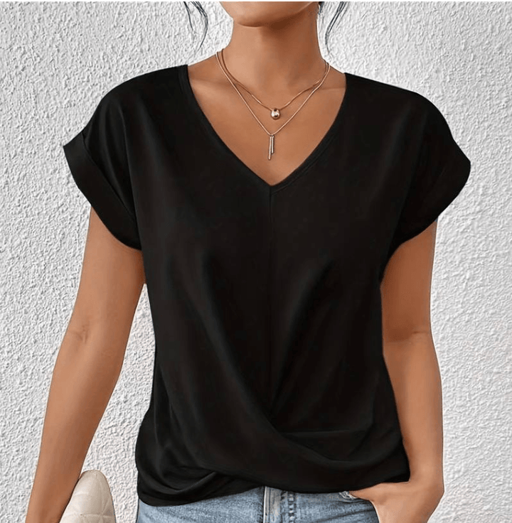 Leah™ | Women's V-Neck Casual Blouse