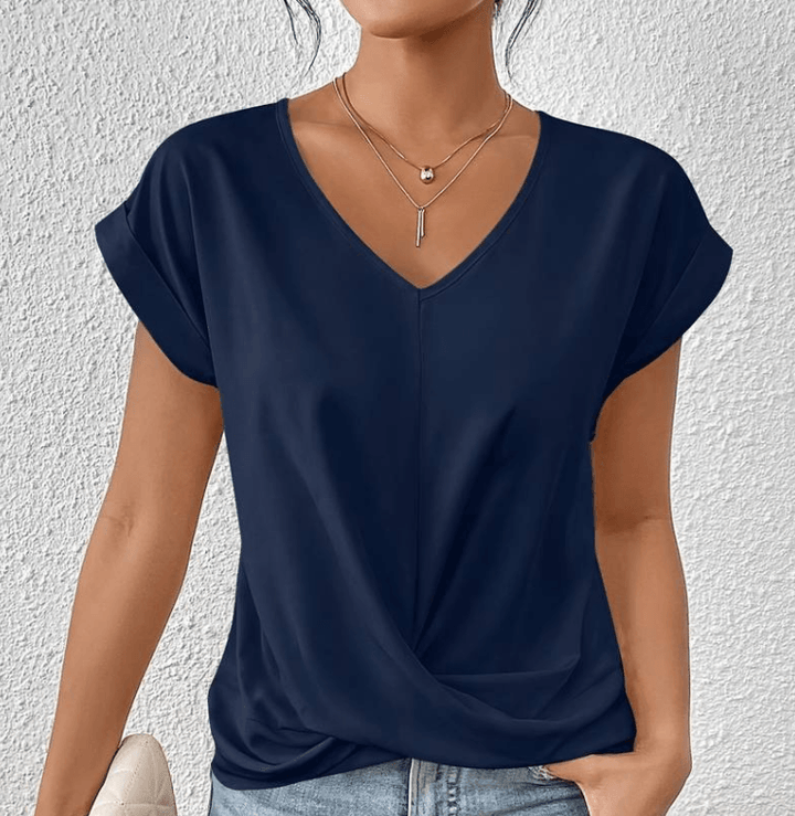 Leah™ | Women's V-Neck Casual Blouse