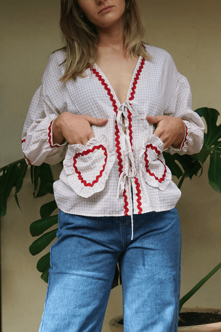 Gracie | Heart Blouse