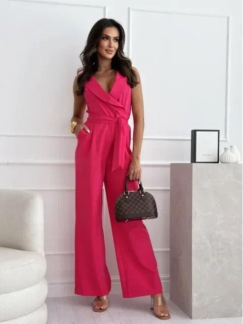 ANDREA™ | SLEEVELESS JUMPSUIT