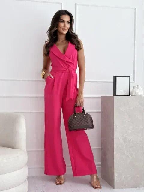 ANDREA™ | SLEEVELESS JUMPSUIT