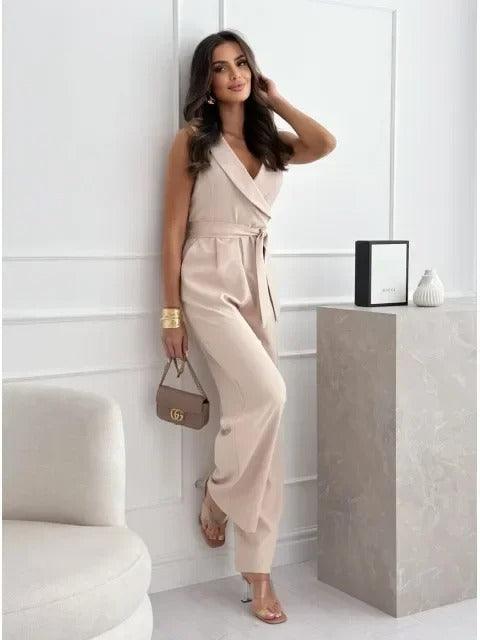 ANDREA™ | SLEEVELESS JUMPSUIT