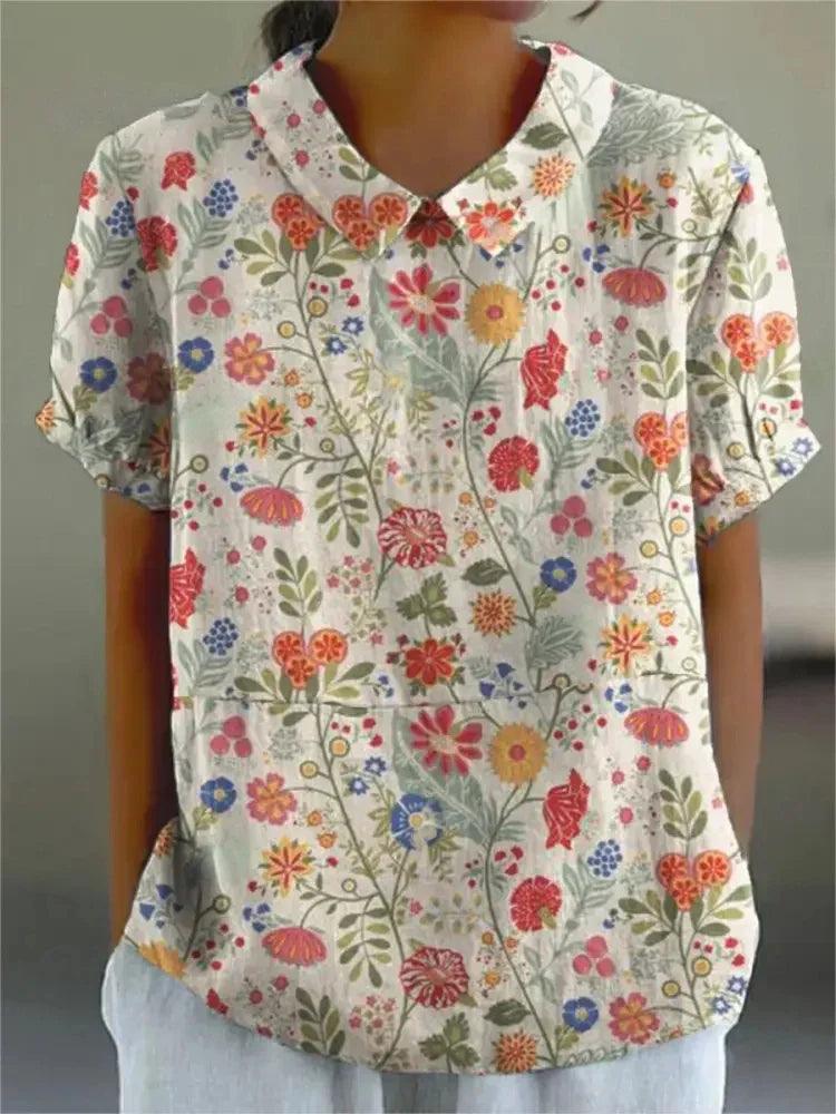 Kiri - Floral Elegant Blouse