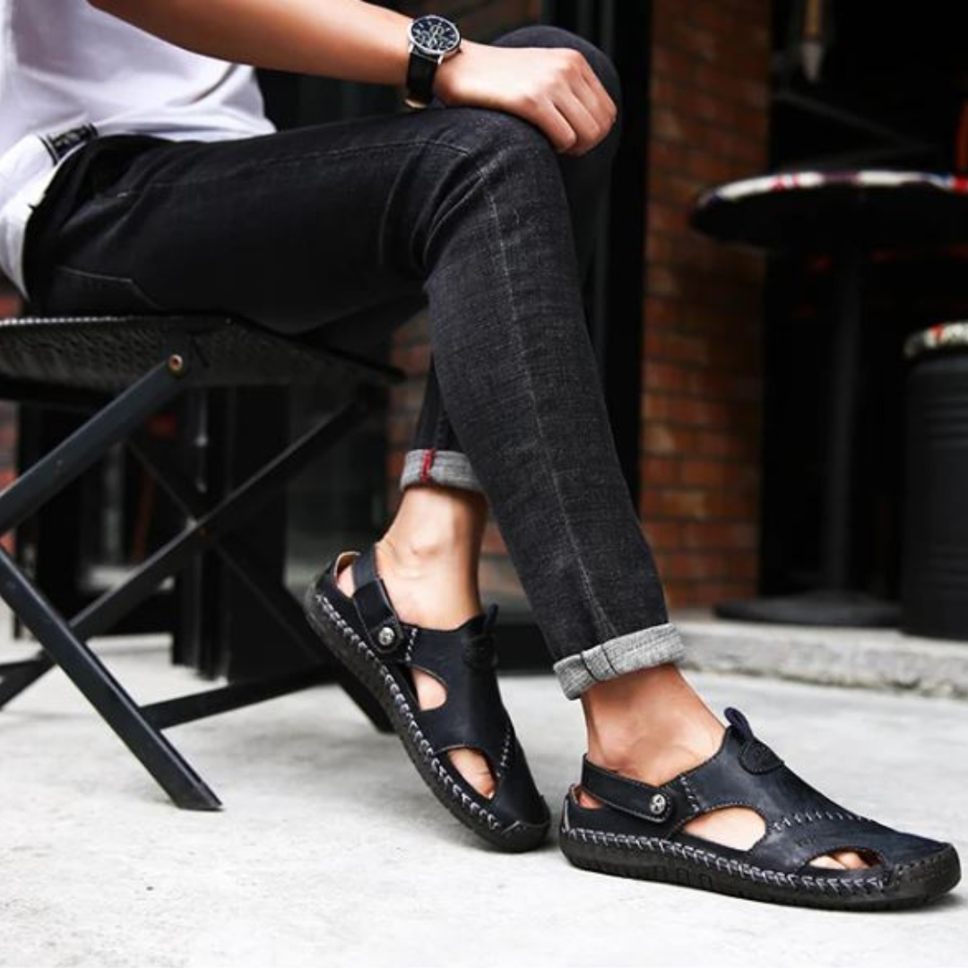 Bryan | Orthopaedic Leather Sandals