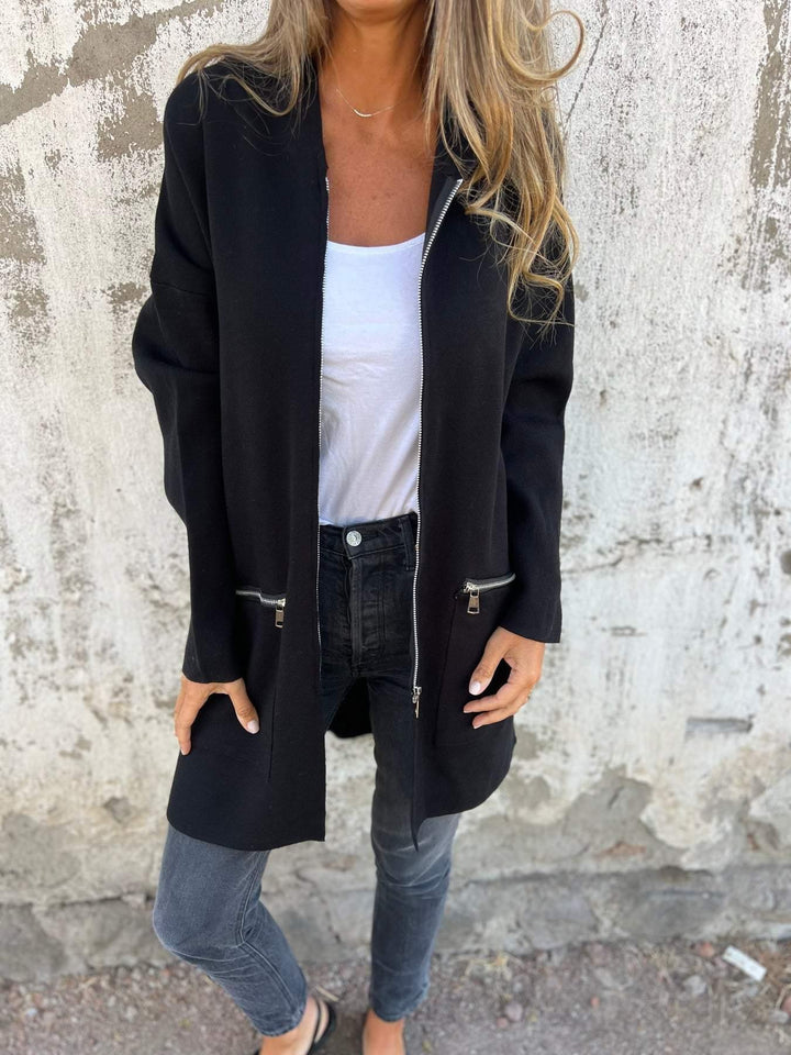 Jula | Zip-Up Long Sleeve Cardigan