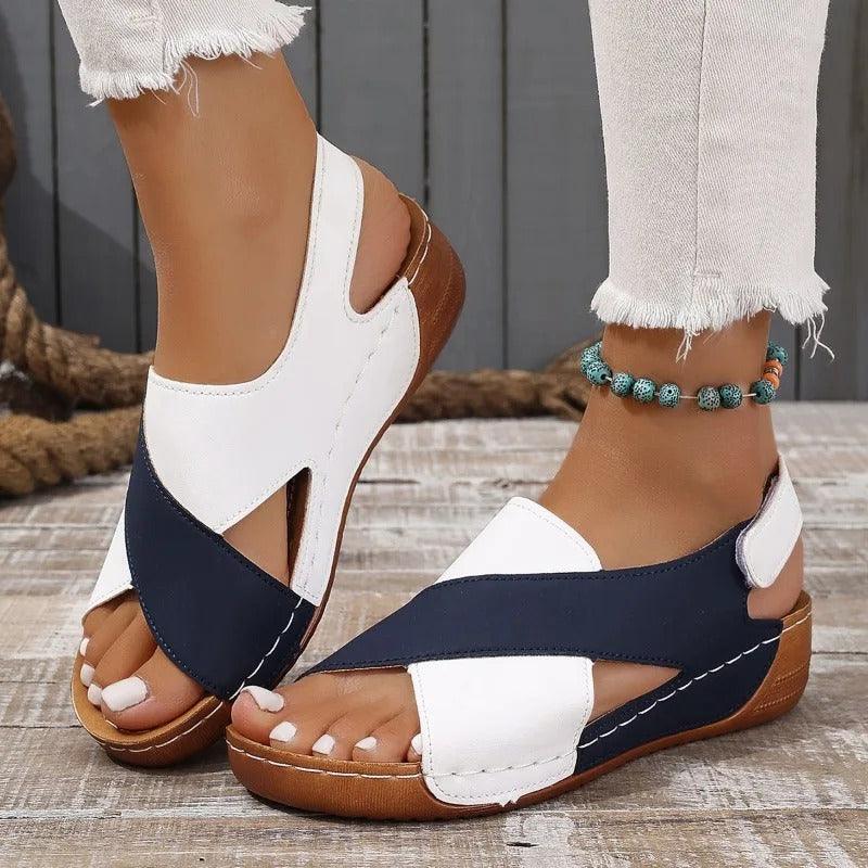 Wendy™ | Cross-Strap Orthopedic Sandals