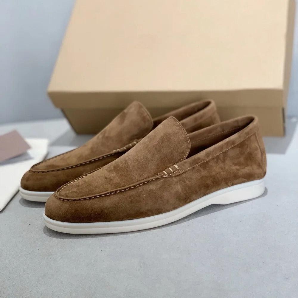 Dave™ | Men's suede leather loafers